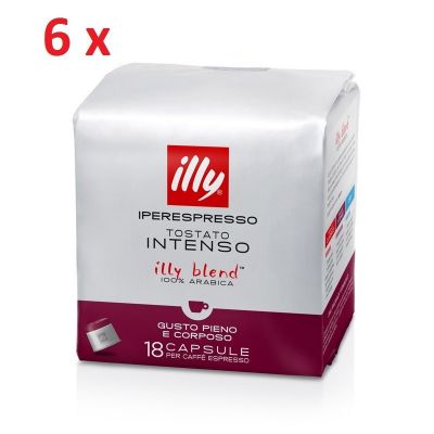 illy - iperespresso - 6 x močneje pražena - 108 kos