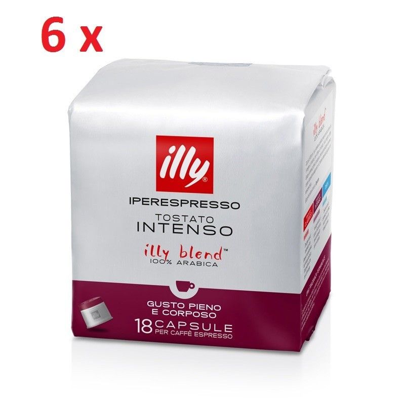 illy - iperespresso - 6 x močneje pražena - 108...