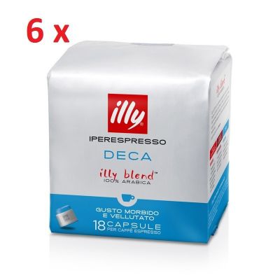 illy - iperespresso - 6 x brez kofeina - 108 kos