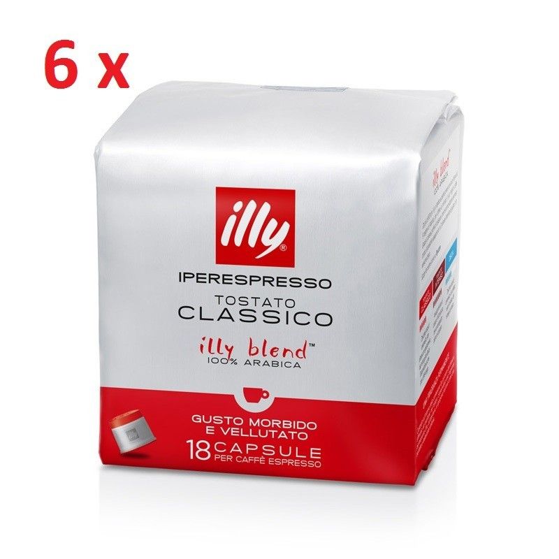 Illy - Iperespresso -  6 x rdeča - 108 kos