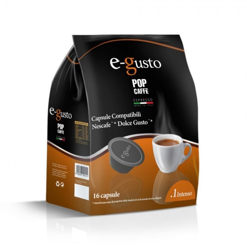 Pop caffe - komp. Nescafè Dolce Gusto - E-Gusto...