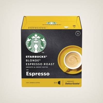 STARBUCKS® BLONDE ESPRESSO ROAST BY NESCAFÉ® DOLCE GUSTO®
