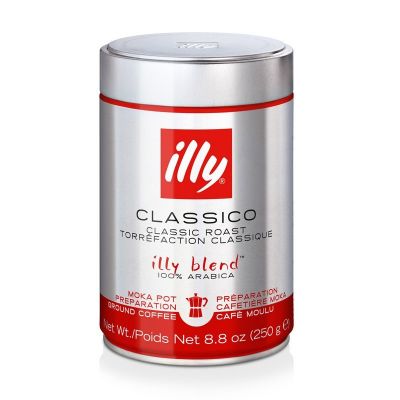 Illy mleta kava MOKA - 250g