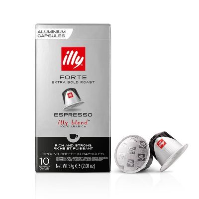 ILLY - Nespresso kompatibilne - zelo močna - FORTE - 10 kos